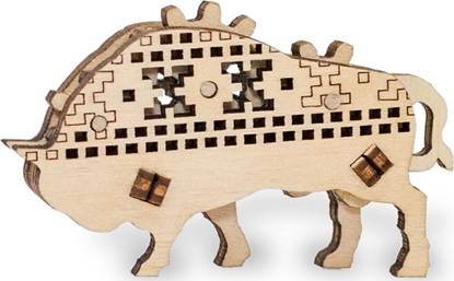 Attēls no EcoWoodArt EWA Drewniane Puzzle 3D ubr