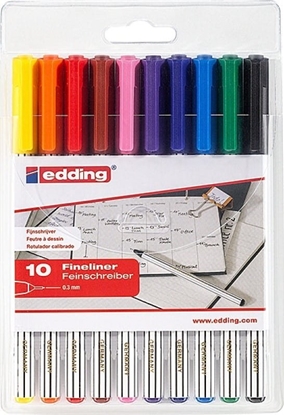 Picture of Edding Cienkopis e-89 EF EDDING, 0,3 mm, 10 szt., mix kolorów