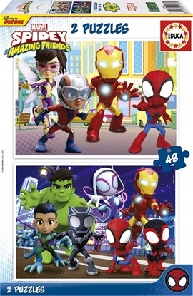 Изображение Educa Educa 2x48 Spidey & His Amazing Friends