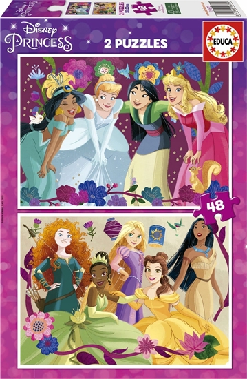 Picture of Educa Puzzle 2x48 Ksiniczki z bajek Disneya