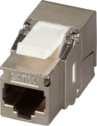 Attēls no EFB EFB Keystone Cat6A 500Mhz Komponenten zertifiziert Erdung 10Gbit GHMT einfache Konfektion