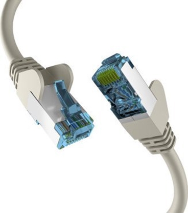 Изображение EFB EFB Netzwerkkabel CAT6a S/FTP PIMF mit CAT7 Rohkabel 10 Gigabit Ethernet Kupfer 50m grau