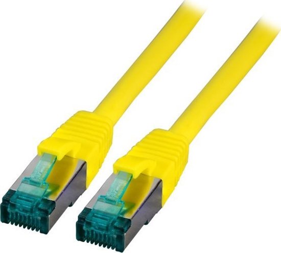 Picture of EFB EFB RJ45 Patchkabel S/FTP, Cat.6A, LSZH, 0,15m, gelb