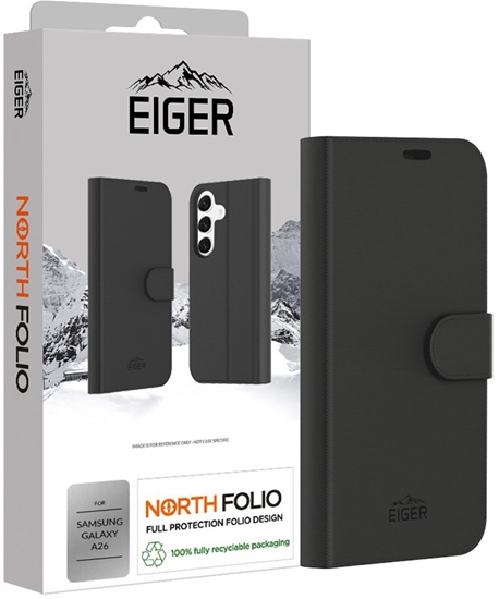 Изображение Eiger North Folio Case Galaxy A26 schwarz