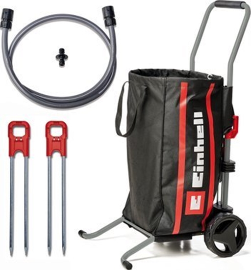 Изображение Einhell Einhell transport and hose trolley, for cordless hose reel GE-HR 18/30 (grey, tool-free insertion of the hose reel)