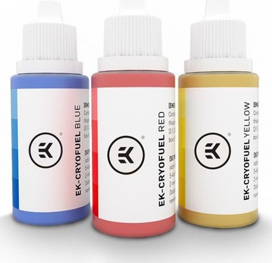 Picture of EK Water Blocks EK Water Blocks EK-CryoFuel Dye Pack - rot/gelb/blau