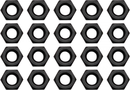 Picture of EK Water Blocks EK Water Blocks EK-Loop Nuts Set M4 - 20 Stück - schwarz