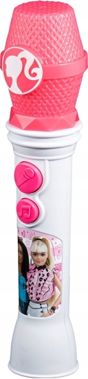 Изображение Ekids Mikrofon Karaoke Dla Dziecka Oryginalny / Barbie / Be-070.11mv22