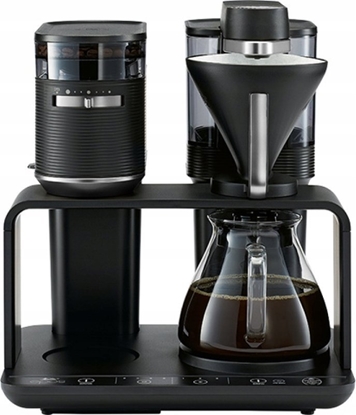 Attēls no Ekspres przelewowy Melitta Melitta - EPOS Czarno-srebrny - Ekspres przelewowy z wbudowanym mynkiem