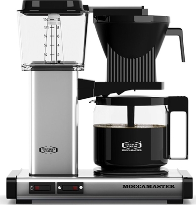 Изображение Ekspres przelewowy Moccamaster Kaffemaskine moccamaster, automatisk, poleret sølv