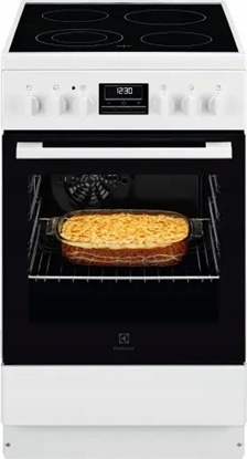 Picture of Electrolux 500 SurroundCook elektriskā plīts ar elektrisko cepeškrāsni, balta, 50cm