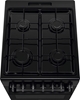 Picture of Electrolux 600.sērijas gāzes plīts ar elektrisko cepeškrāsni, melna, 50cm