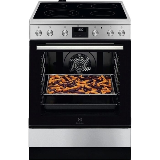 Picture of Electrolux elektriskā plīts ar elektrisko cepeškrāsni, tērauda
