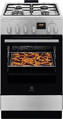 Picture of Electrolux gāzes plīts ar elektrisko cepeškrāsni SteamBake, nerūsoša tērauda, 50cm