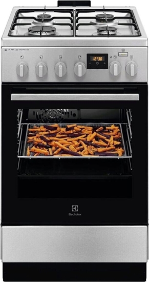 Picture of Electrolux gāzes plīts ar elektrisko cepeškrāsni SteamBake, nerūsoša tērauda, 50cm
