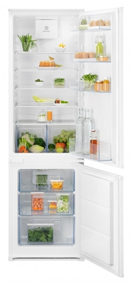 Attēls no Electrolux iebūv.ledusskapis ar saldētavu apakšā, 500.sērija ar ColdSense , augstums 177.2cm