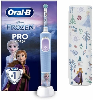 Attēls no Szczoteczka Oral-B Vitality Pro Kids Frozen + Etui Niebieska