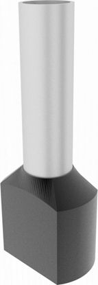 Picture of Elpromet 100szt. 2x1,5/8mm Kocówka tulejkowa izolowana podw. czarna TE1508 Elpromet 0361