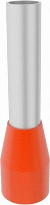 Picture of Elpromet 100szt. E 1/8mm Kocówka tulejkowa izolowana 1mm2 czerw. E1008 Elpromet 0217