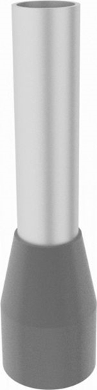 Picture of Elpromet 100szt. E 4/10mm Kocówka tulejkowa izolowana 4mm2 szara E4010 Elpromet 0484