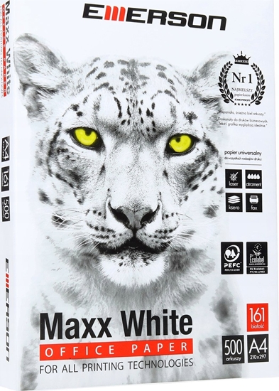 Picture of Emerson PAPIER KSERO A4 75G EMERSON MAXX WHITE BIAY 161 CIE 500 ARK