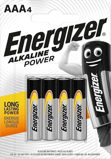 Изображение Energizer ENERGIZER BATERIE ALKALINE POWER AAA LR03 4 szt.