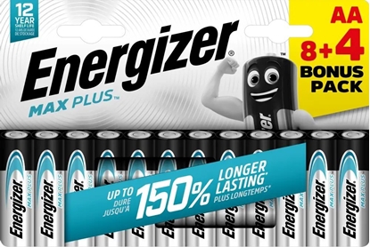 Изображение Energizer Energizer LR6/12 Max Plus AA 8+4 zdarma