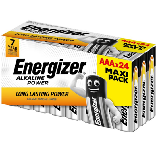 Picture of Energizer LR03-24BB Alkaline Power AAA (LR03) BLISTER PACK 24PCS.