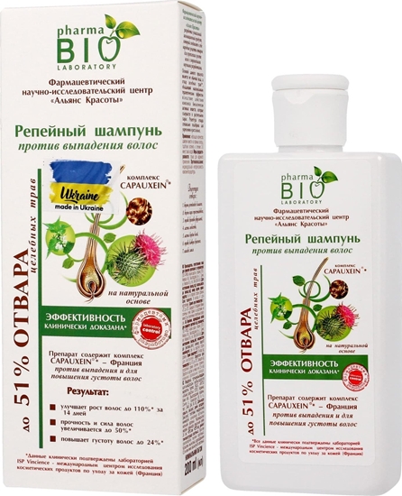 Picture of ENERGY OF VITAMINS Bio Pharma Laboratory Bio Szampon przeciw wypadaniu wosów z wycigiem z opianu PB 200ml