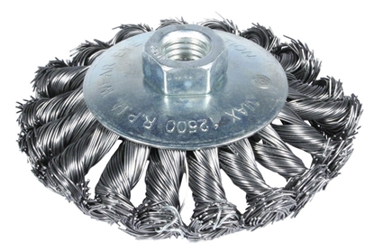 Attēls no EPM Szczotka tarczowo-ktowa splatana ZN 100mm - E-561-5100