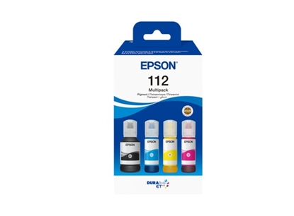 Picture of EPSON 112 EcoTank 4-colour Multipack | Ink tank | Black, Cyan, Yellow, Magenta