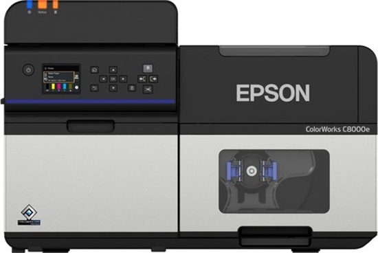 Picture of Epson ColorWorks C8000e (BK) Industrial Label Printer Inkjet Colour 300 mm/sec USB LAN