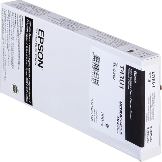 Picture of Epson ink cartridge black T 43U 200 ml            T 43U14N