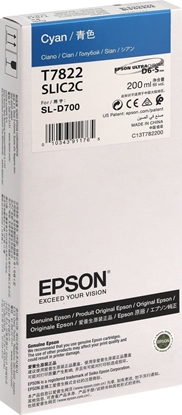 Picture of Epson ink cartridge cyan T 782 200 ml             T 7822N