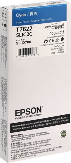 Изображение Epson ink cartridge cyan T 782 200 ml             T 7822N