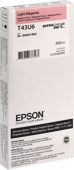 Picture of Epson ink cartridge light magenta T 43U 200 ml    T 43U64N