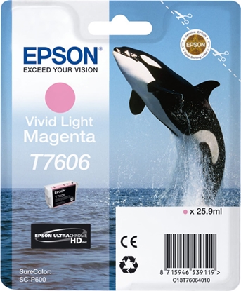 Picture of Epson ink cartridge vivid light magenta T 7606 N