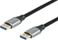 Picture of Equip 119281 DisplayPort kabelis 1 m Melns, Sudrabs