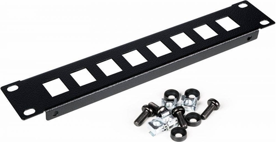 Изображение Equip EZKP-10-B plauktu, statņu aksesuārs Ligzdu panelis