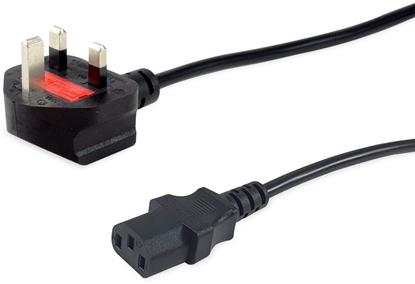 Picture of Equip 112304 elektrības kabelis Melns IEC C13 BS 1363