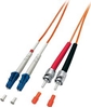 Picture of Equip LC/ST 50/125μm 10m fibre optic cable OM2 Orange
