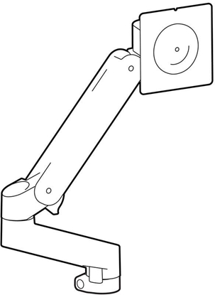 Picture of Ergotron Zestaw rozszerzajcy rami monitora czarny (98-734-292)
