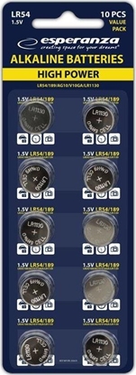 Attēls no Esperanza Bateria LR54 10 szt.
