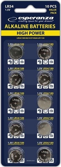 Picture of Esperanza Bateria LR54 10 szt.