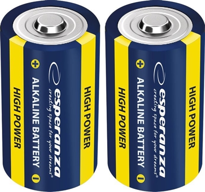 Изображение Esperanza EZB107 baterie alkaliczne lr14 c 2szt blister