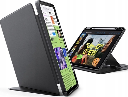 Attēls no ESR ESR Flip Hybrid Case for iPad Air 13" 1 / 2 (gen.) 2024-2025 - Black