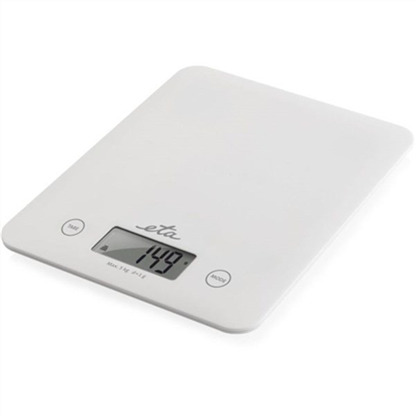 Изображение ETA Kitchen scales Lori 277790000 Maximum weight (capacity) 5 kg, Graduation 1 g, Display type LCD, White