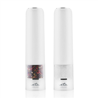 Attēls no ETA Salt And Pepper Mill Molino 092890000 Housing material Plastic, AAA, White
