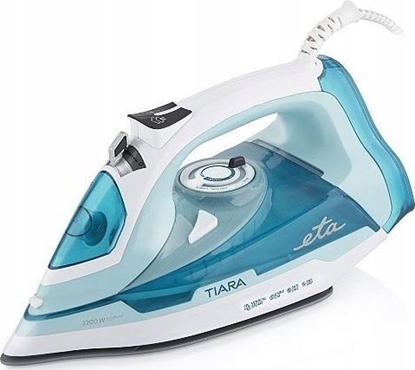 Picture of ETA | Tiara II | Steam Iron | 2200 W | Water tank capacity 450 ml | Continuous steam 40 g/min | Steam boost performance 120 g/min | Blue