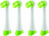 Picture of ETA | Toothbrush replacement | Heads | For kids | Number of brush heads included 4 | Number of teeth brushing modes Does not apply | White/Green